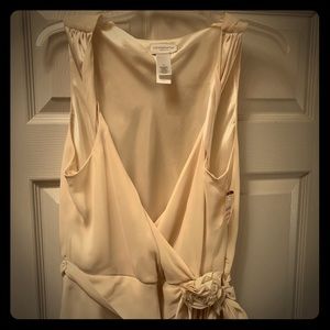 Liz Claiborne Delicate Cream Evening Top